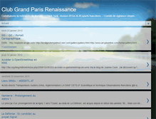 Tablet Screenshot of grand-paris-2050.blogspot.com