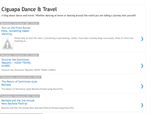 Tablet Screenshot of ciguapadancetravel.blogspot.com