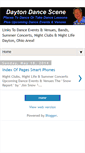 Mobile Screenshot of daytondancescene.blogspot.com