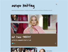 Tablet Screenshot of europeknitting.blogspot.com