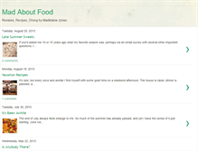 Tablet Screenshot of madaboutfood.blogspot.com