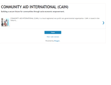 Tablet Screenshot of communityaidinternational.blogspot.com