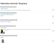 Tablet Screenshot of materialesatenciontemprana.blogspot.com