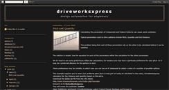 Desktop Screenshot of driveworksxpress.blogspot.com