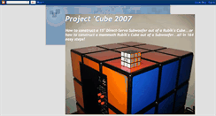 Desktop Screenshot of projectcube2007.blogspot.com