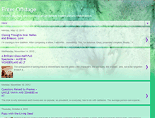 Tablet Screenshot of enteroffstage.blogspot.com