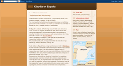 Desktop Screenshot of claudiaenespana.blogspot.com
