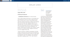 Desktop Screenshot of oplan-linis.blogspot.com