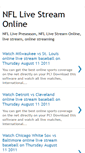 Mobile Screenshot of nfllivestreamonline01.blogspot.com