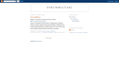 Desktop Screenshot of militari2forumfreenet.blogspot.com