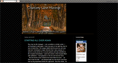 Desktop Screenshot of chancerylanemusings.blogspot.com