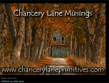 Tablet Screenshot of chancerylanemusings.blogspot.com