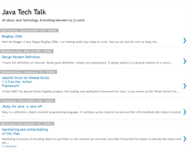 Tablet Screenshot of javatechtalk.blogspot.com