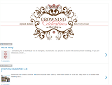 Tablet Screenshot of crowningcelebrations.blogspot.com