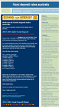 Mobile Screenshot of fixed-deposit-rates-australia.blogspot.com