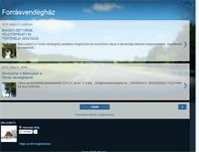 Tablet Screenshot of forrasvendeghaz.blogspot.com