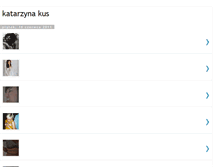 Tablet Screenshot of katarzynakus.blogspot.com