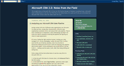 Desktop Screenshot of mscrm-notes-from-the-field.blogspot.com