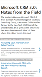 Mobile Screenshot of mscrm-notes-from-the-field.blogspot.com