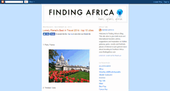 Desktop Screenshot of findingafricablog.blogspot.com