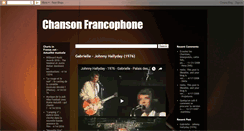 Desktop Screenshot of chansonfrancophone.blogspot.com