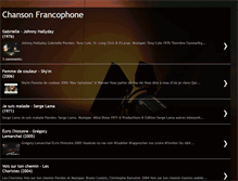 Tablet Screenshot of chansonfrancophone.blogspot.com