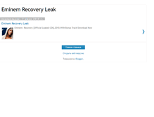 Tablet Screenshot of eminemrecoveryleak.blogspot.com