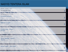 Tablet Screenshot of nasyidtenteraislam.blogspot.com
