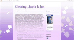 Desktop Screenshot of clearinghacialaluz.blogspot.com