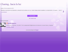Tablet Screenshot of clearinghacialaluz.blogspot.com