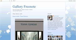 Desktop Screenshot of galleryfreenote.blogspot.com