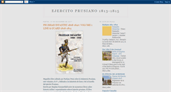 Desktop Screenshot of ejercitoprusiano1813-1815.blogspot.com