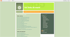 Desktop Screenshot of loslinksdemane.blogspot.com