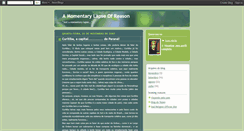 Desktop Screenshot of amomentaryreason.blogspot.com