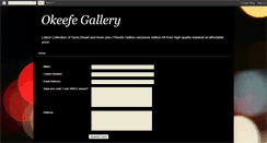 Desktop Screenshot of okeefegallery.blogspot.com