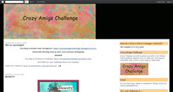 Desktop Screenshot of crazyamigochallenge.blogspot.com