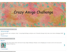 Tablet Screenshot of crazyamigochallenge.blogspot.com