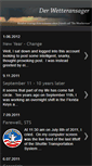 Mobile Screenshot of derwetteransager.blogspot.com