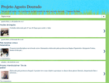 Tablet Screenshot of agostodourado.blogspot.com