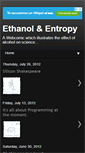 Mobile Screenshot of ethanolandentropy.blogspot.com