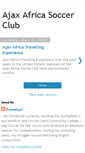 Mobile Screenshot of ajaxafricasoccerclub.blogspot.com