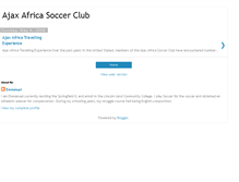 Tablet Screenshot of ajaxafricasoccerclub.blogspot.com