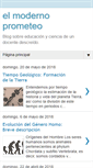 Mobile Screenshot of elmodernoprometeo.blogspot.com