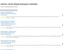 Tablet Screenshot of omronwristbloodpressuremonitors.blogspot.com