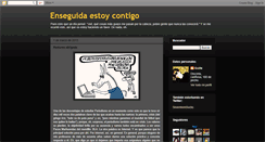 Desktop Screenshot of enseguidaestoycontigo.blogspot.com