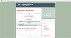 Desktop Screenshot of ecoshoppingoffers.blogspot.com