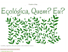 Tablet Screenshot of ecologicaquem.blogspot.com