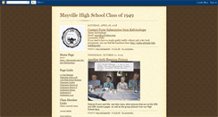 Desktop Screenshot of mayvilleclassof49.blogspot.com