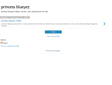 Tablet Screenshot of princess-blueyez-movie.blogspot.com