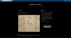 Desktop Screenshot of oseventhirty.blogspot.com